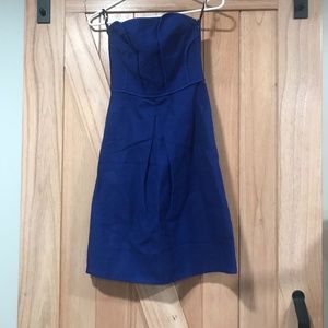Cobalt Blue Cotton Dress